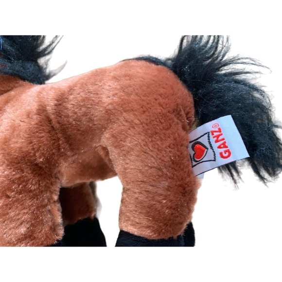 Ganz Webkinz HM101 Brown Arabian Horse 9.5 in Tall No Code Plush Stuffed Animal - Picture 2 of 5